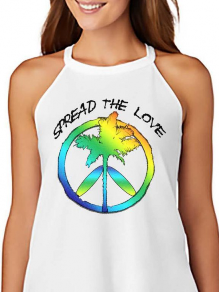 Áo Rocker Tank Thiết Kế Spread the Love – CP Coastal