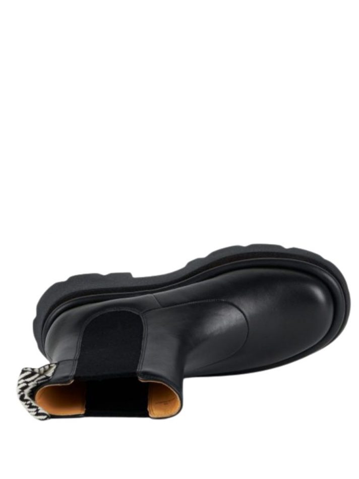 Giày Boots Crunch Chelsea Màu Đen – 4CCCCEES
