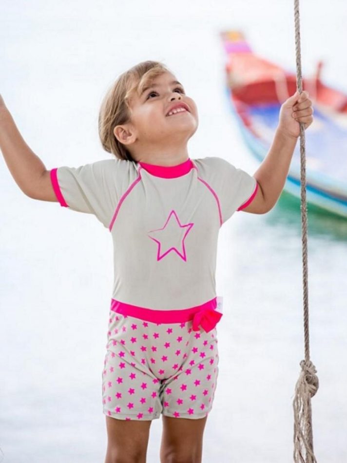 Đồ Bơi Một Mảnh Chống Tia UV Cho Bé Gái Girl Power Sunsuit – Elly La Fripouille