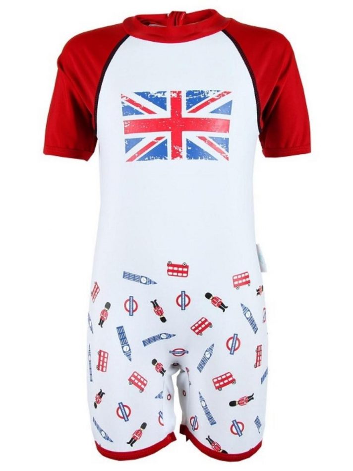 Đồ Bơi Một Mảnh Chống Tia UV Cho Bé Trai I Love London Sunsuit – Elly La Fripouille