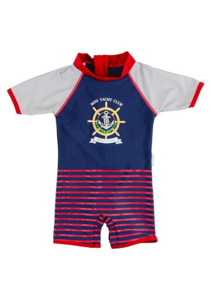 Đồ Bơi Một Mảnh Chống Tia UV Cho Bé Trai Mini Yacht Club Sunsuit – Elly La Fripouille