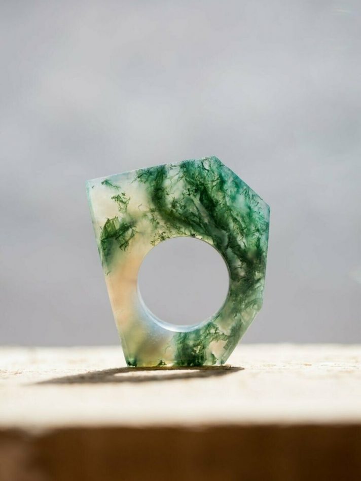 Nhẫn Đá Solid Mossagate 03 – Lore Segers Jewels