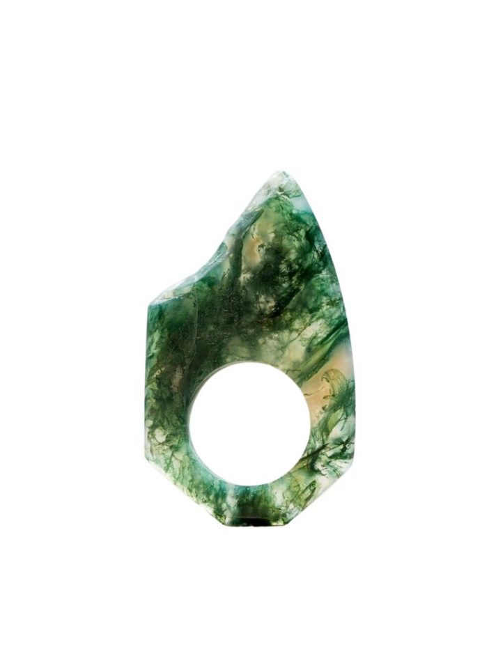 Nhẫn Đá Solid Mossagate 04 – Lore Segers Jewels